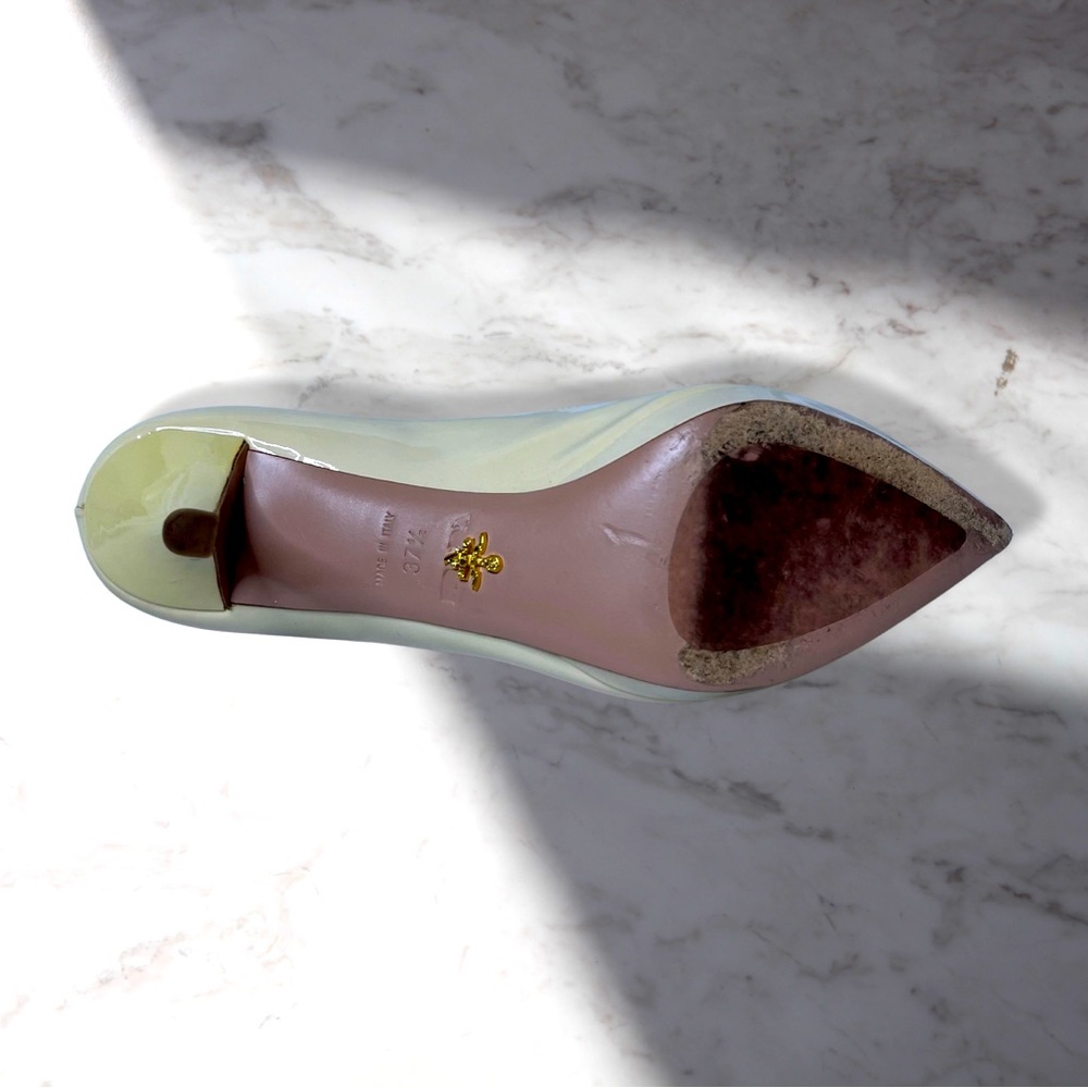 PRADA Authentic Nude Patent Leather Heels - Picture 8 of 12